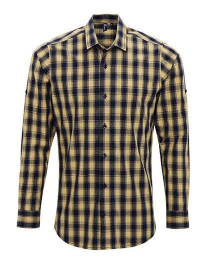 Men´s Mulligan Check Cotton Long Sleeve Shirt (PW250)