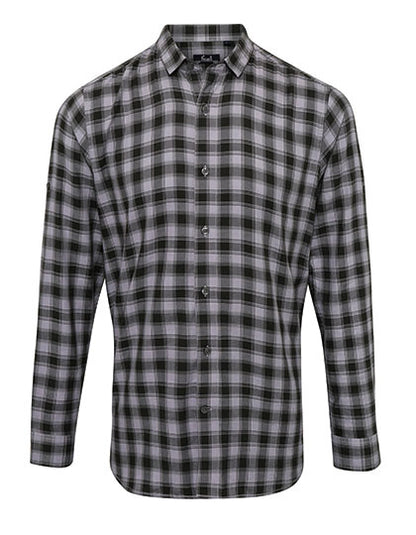 Men´s Mulligan Check Cotton Long Sleeve Shirt (PW250)