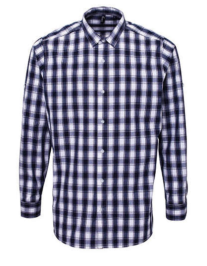 Men´s Mulligan Check Cotton Long Sleeve Shirt (PW250)