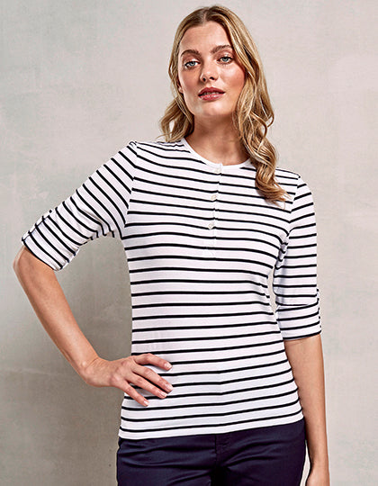 Women´s Long-John Roll Sleeve Tee (PW318)