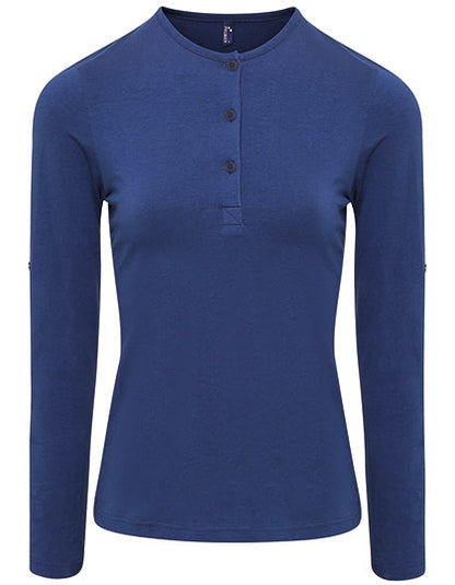 Women´s Long-John Roll Sleeve Tee (PW318)