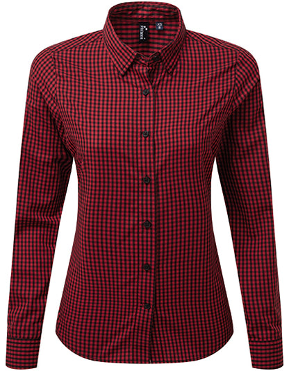 Women´s Maxton Check Long Sleeve Shirt (PW352)