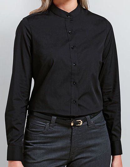 Women´s Banded Collar Grandad Shirt (PW358)