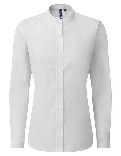 Women´s Banded Collar Grandad Shirt (PW358)