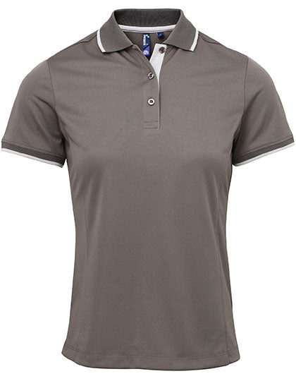 Women´s Contrast Coolchecker® Polo (PW619)