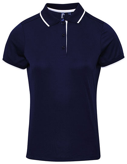 Women´s Contrast Coolchecker® Polo (PW619)
