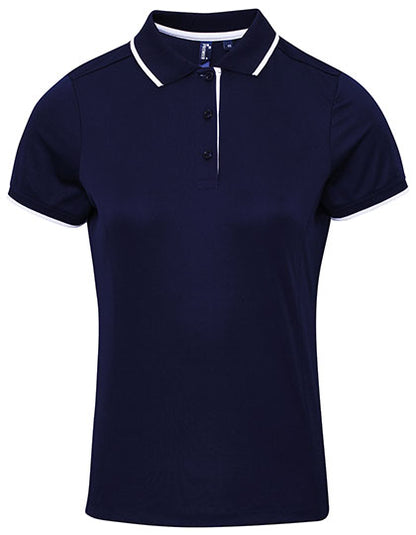 Women´s Contrast Coolchecker® Polo (PW619)