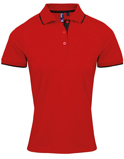 Women´s Contrast Coolchecker® Polo (PW619)