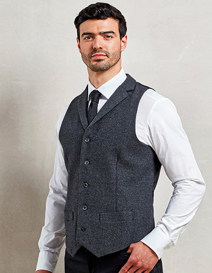 Men´s Herringbone Waistcoat (PW625)