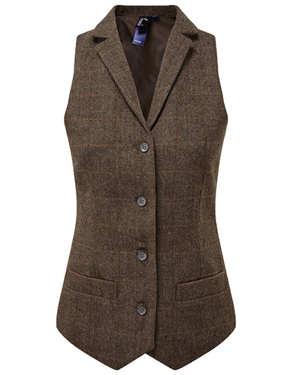 Women´s Herringbone Waistcoat (PW626)