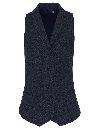 Women´s Herringbone Waistcoat (PW626)
