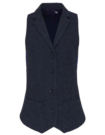 Women´s Herringbone Waistcoat (PW626)
