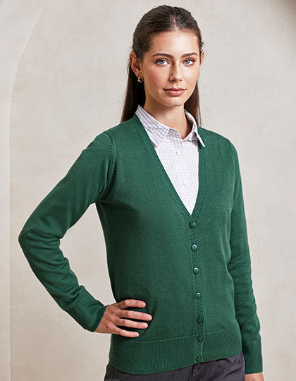 Women´s Button Through Knitted Cardigan (PW697)
