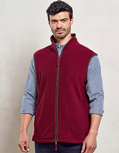 Men´s ´Artisan´ Fleece Gilet (PW803)