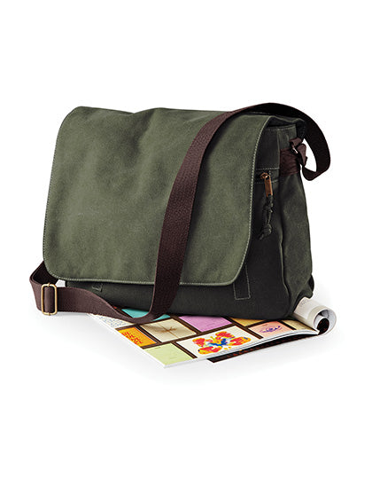 Vintage Canvas Despatch Bag (QD610)