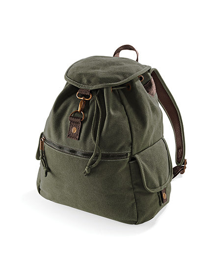 Vintage Canvas Backpack (QD612)
