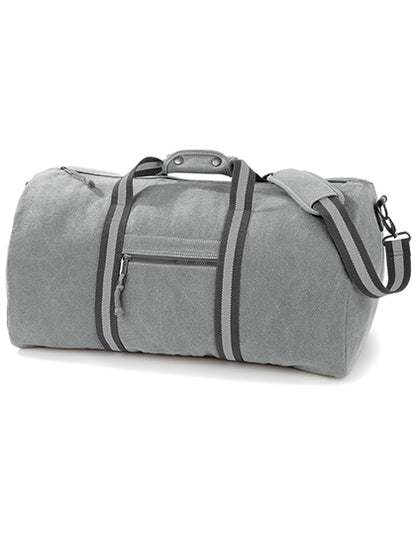 Vintage Canvas Holdall (QD613)