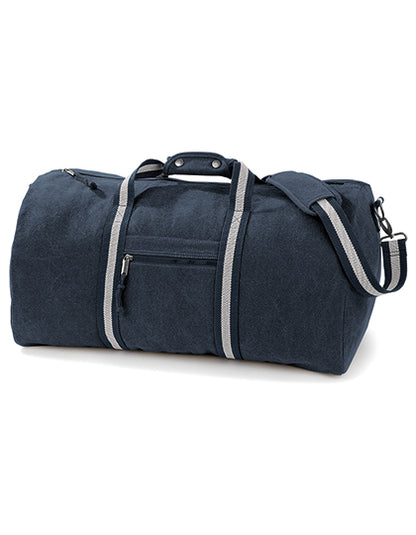 Vintage Canvas Holdall (QD613)