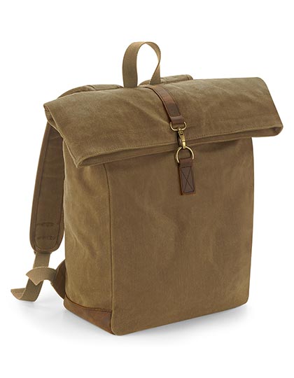 Heritage Waxed Canvas Backpack (QD655)