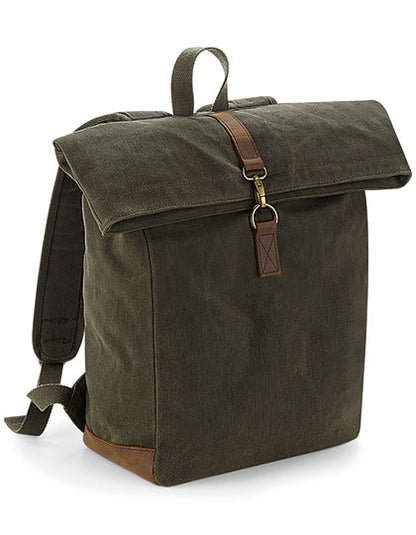 Heritage Waxed Canvas Backpack (QD655)