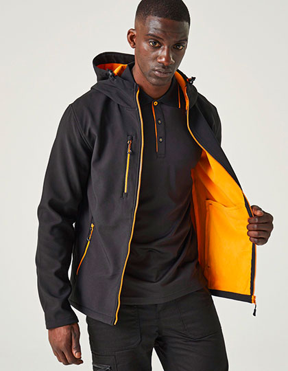 Navigate 2-Layer Hooded Softshell Jacket (RG705)