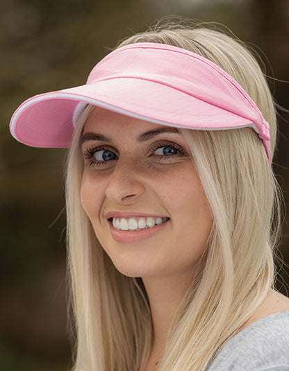 Herringbone Sun Visor With Sandwich Peak (RH48)