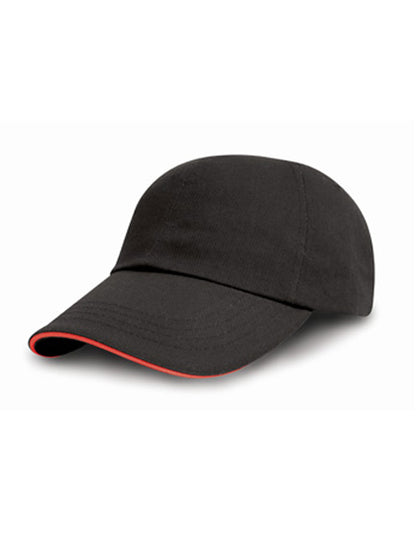 Brushed Cotton Decorators Cap With Sandwich Peak (RH50)