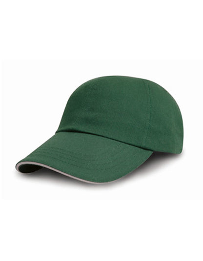 Brushed Cotton Decorators Cap With Sandwich Peak (RH50)