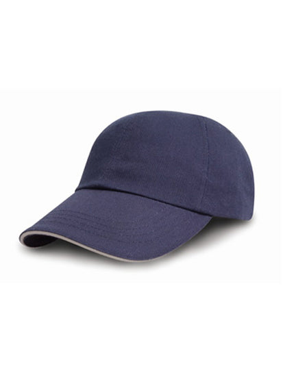 Brushed Cotton Decorators Cap With Sandwich Peak (RH50)