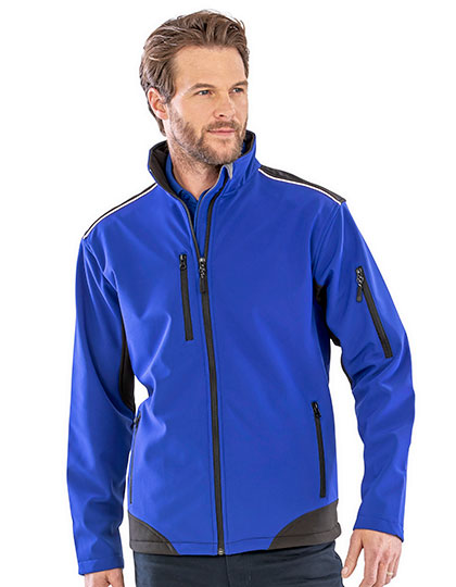 Ripstop Soft Shell Workwear Jacket With Cordura Panels (RT124)