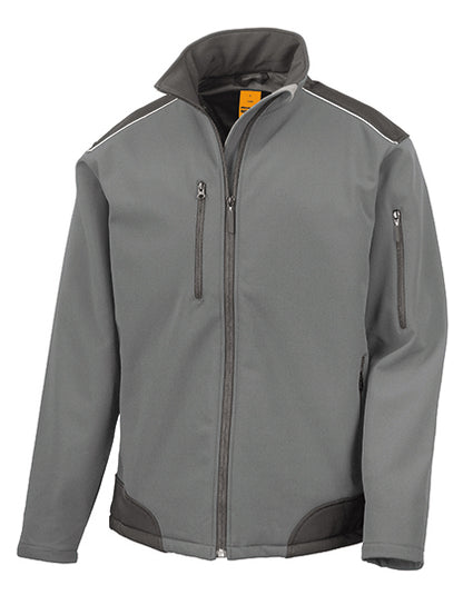 Ripstop Soft Shell Workwear Jacket With Cordura Panels (RT124)