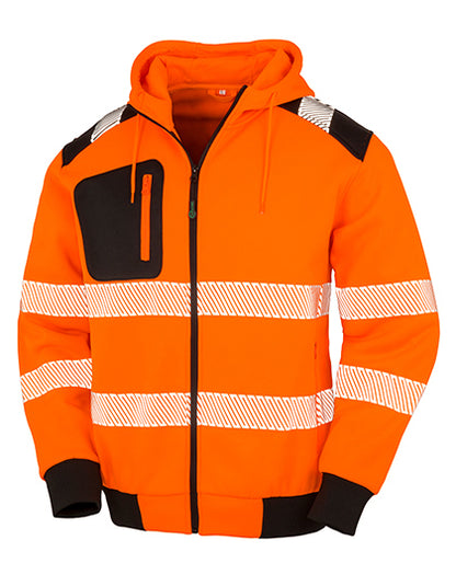 Recycled Zipped Safety Hoody (RT503)