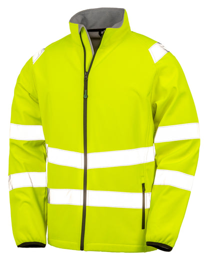 Recycled Printable Safety Softshell Jacket (RT505)