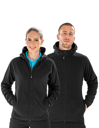 Recycled Hooded Microfleece Jacket (RT906)