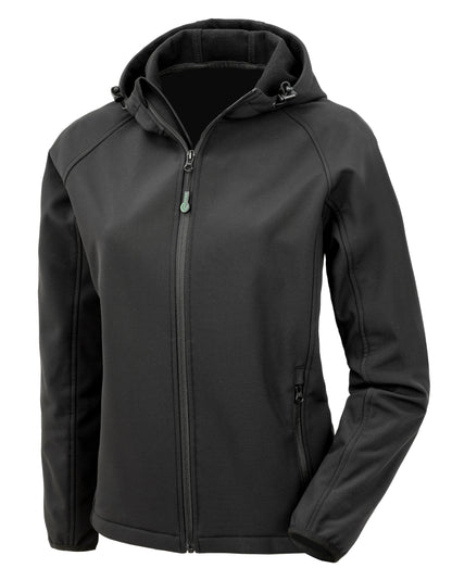 Women´s Recycled 3-Layer Printable Hooded Softshell Jacket (RT911F)