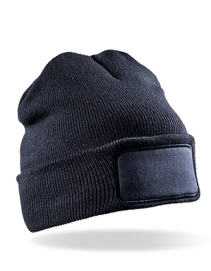 Recycled Double Knit Printers Beanie (RT927)