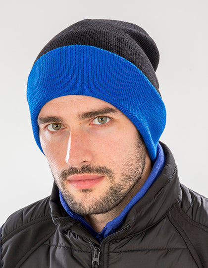 Recycled Black Compass Beanie (RT930)