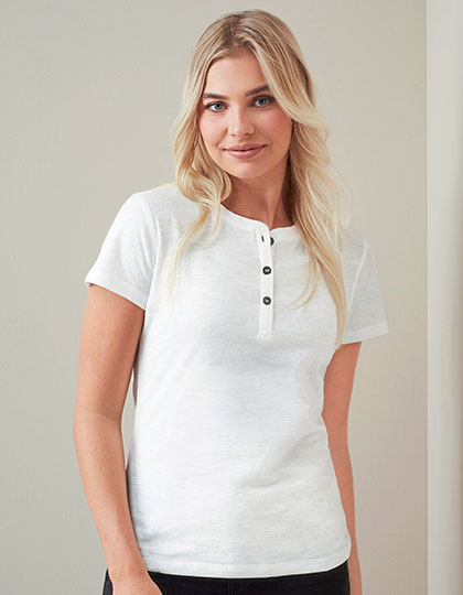 Sharon Henley T-Shirt Women (S9530)