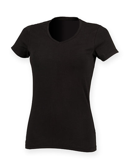 Women´s Feel Good Stretch V-Neck T (SF122)