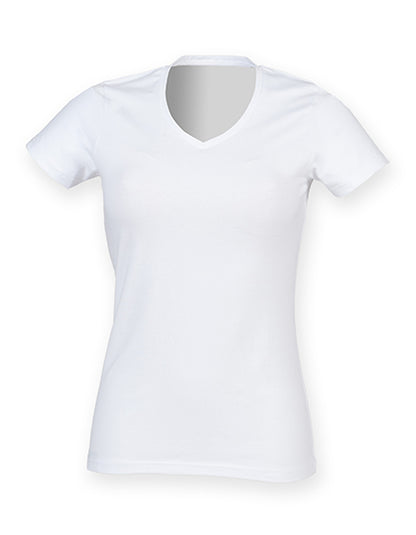 Women´s Feel Good Stretch V-Neck T (SF122)