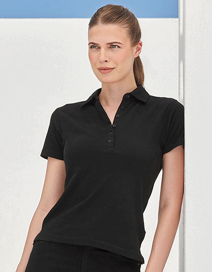 Women´s Short Sleeved Stretch Polo (SF42)