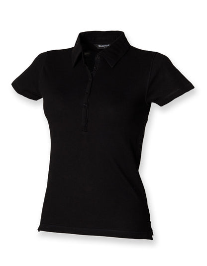 Women´s Short Sleeved Stretch Polo (SF42)