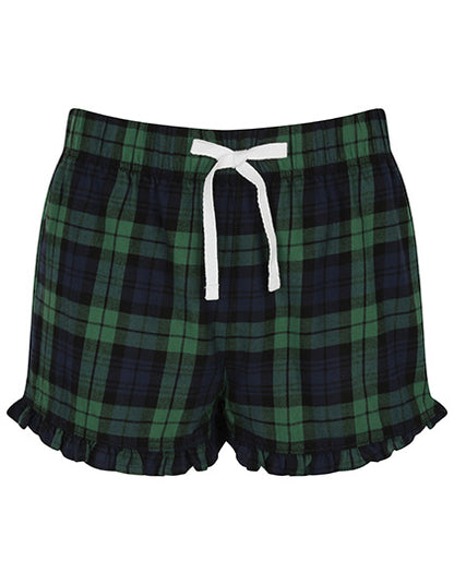 Women´s Tartan Frill Lounge Shorts (SF82)