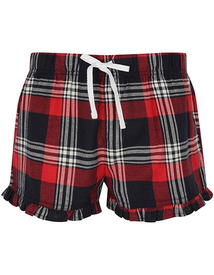 Women´s Tartan Frill Lounge Shorts (SF82)