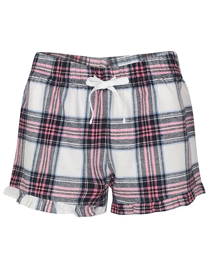 Women´s Tartan Frill Lounge Shorts (SF82)