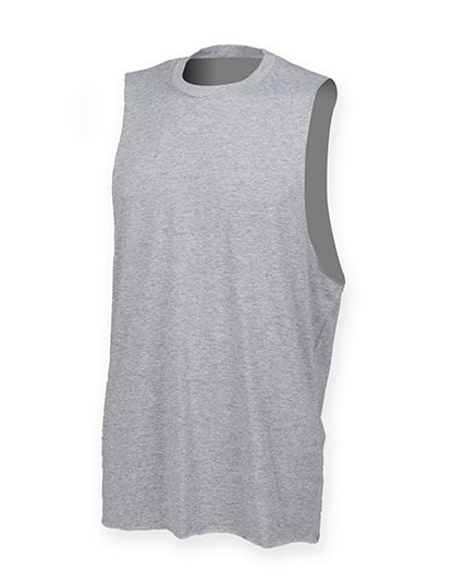 Men´s High Neck Slash Armhole Vest (SFM232)