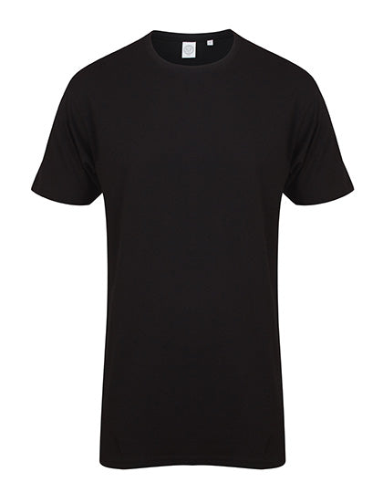Men´s Longline T-Shirt With Dipped Hem (SFM258)
