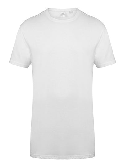 Men´s Longline T-Shirt With Dipped Hem (SFM258)