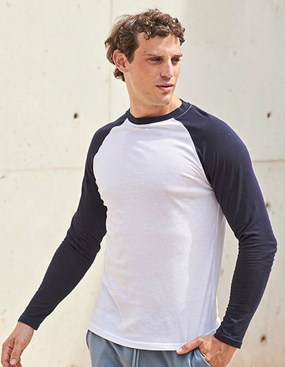 Men´s Long Sleeved Baseball T (SFM271)