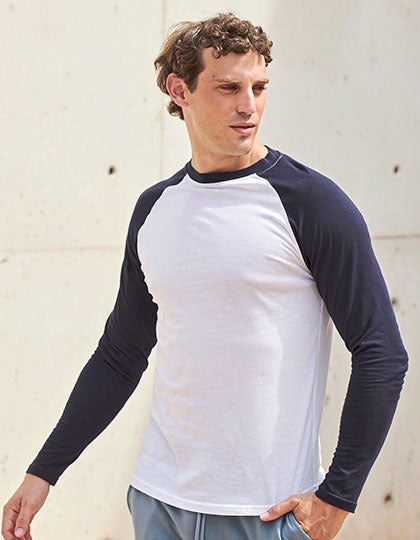 Men´s Long Sleeved Baseball T (SFM271)